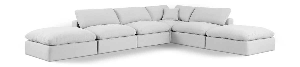 Comfy - 6 Piece Linen Modular Sectional