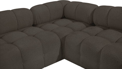 Ames - 5 Piece Fabric Modular Corner Sectional