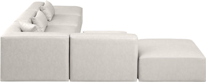 Cube - 6 Piece Modular Corner Armless Sectional