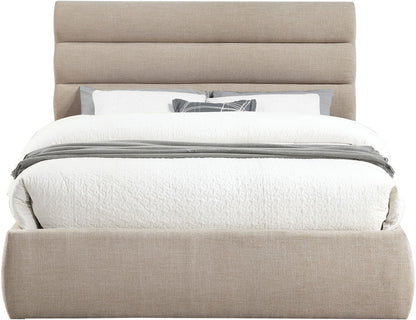 Adam - Linen Fabric Bed With 52" Headboard