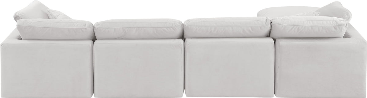 Indulge - Velvet 5 Piece Modular Sectional With Chaise