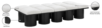 Pavilion - 10 Piece Modular Bench With Black Base