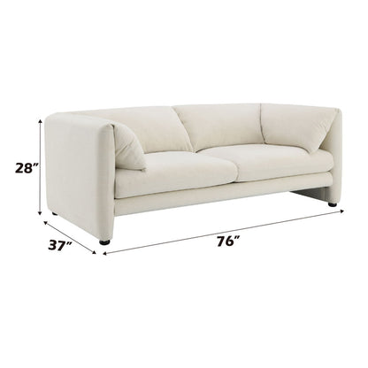 Jaeda - Loveseat - Beige Linen