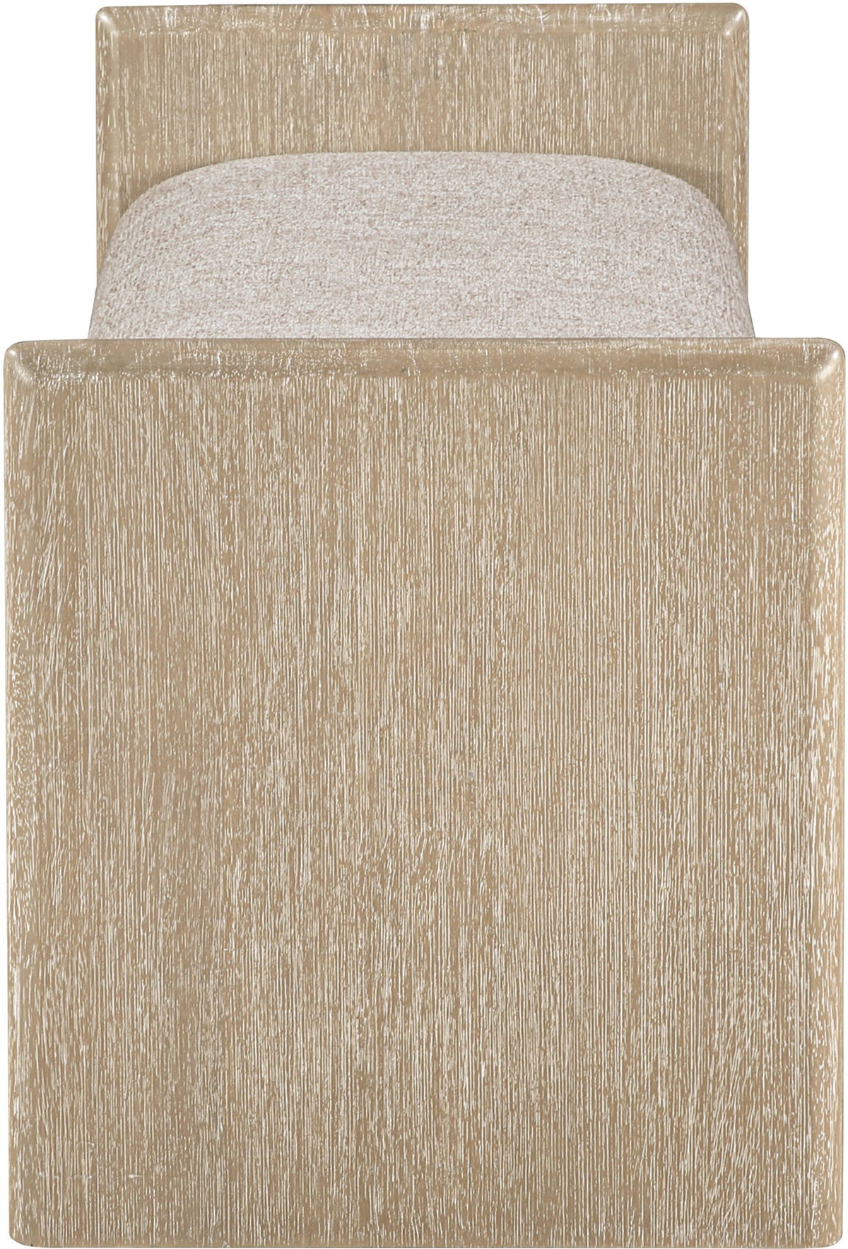 Hickory - Fabric Upholstered Bench - Natural Frame