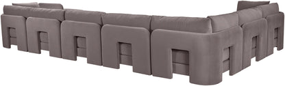 Hammond - Velvet Performance Fabric Upholstered 7 Piece Sectional