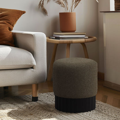 Veranda - Ottoman / Stool With Black Base