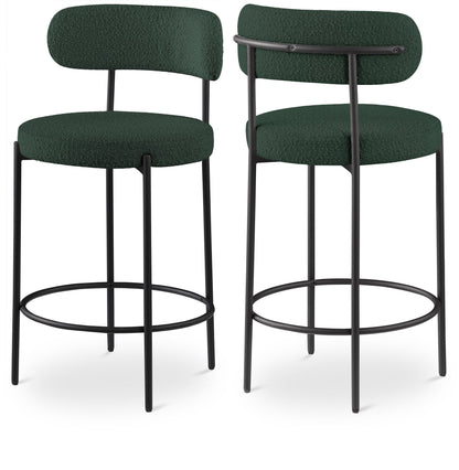 Beacon - Boucle Fabric Stool (Set of 2)