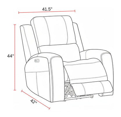 Belmont - Zero Gravity Power Reclining Living Room Set