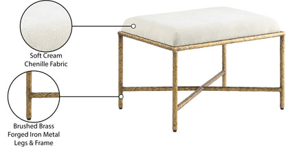 Valley - Bench With Gold Frame