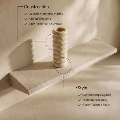 Rousse - Genuine Marble Vase