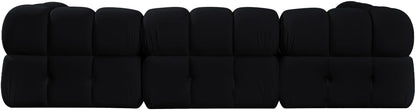 Orin - Fabric Velvet 4 Piece Modular Sectional