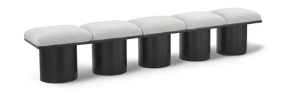 Pavilion - 5 Piece Modular Bench With Black Base