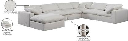 Comfy - 7 Piece Linen Modular Sectional With Chaise