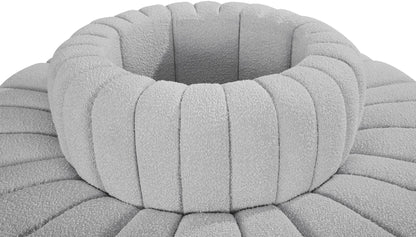 Arc - Boucle Fabric 8 Piece Round Modular Sofa