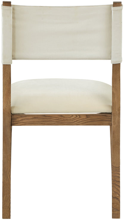 Avon - Linen Textured Performance Fabric Dining Side Chair (Set of 2)