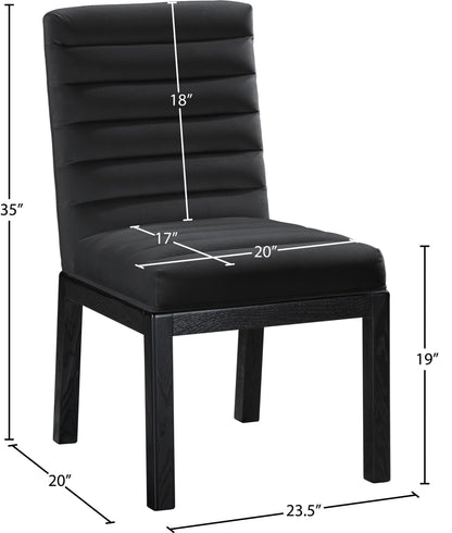 Evelyn - Dining Chair With Black Legs