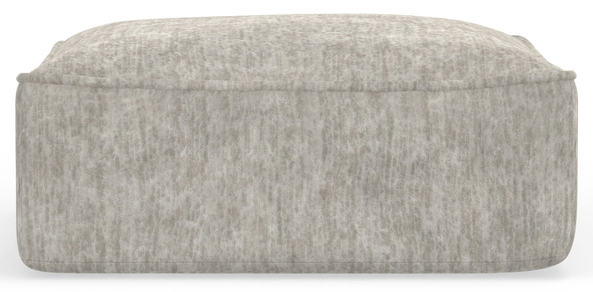 Bucktown - Cocktail Ottoman - Parchment