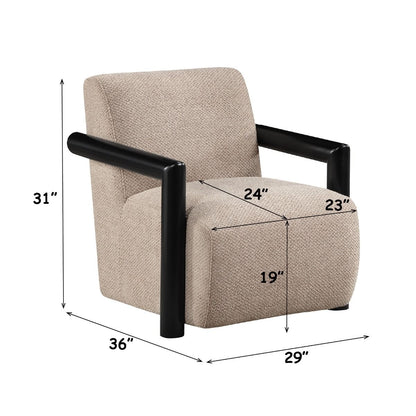 Jetta - Accent Chair - Latte & Black