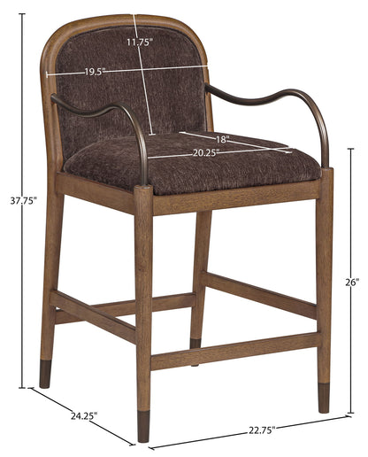 Cambria - Fabric Upholstered Counter Stool