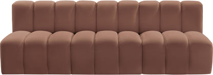 Arc - Faux Leather 3 Seats Modular Sofa
