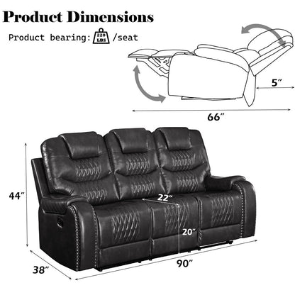 Braylon - Sofa (Motion)