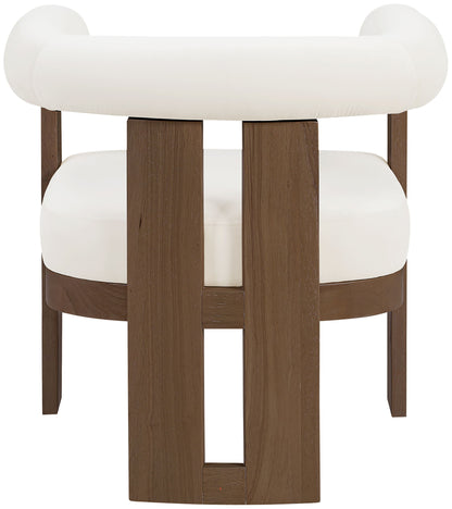 Arienzo - Performance Fabric Upholstered Accent Chair - Walnut Base
