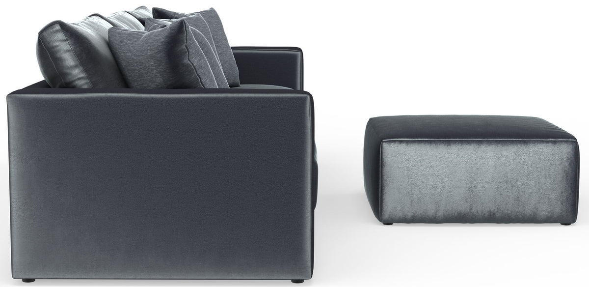 Remington - Modular Sofa And Cocktail Ottoman - Slate