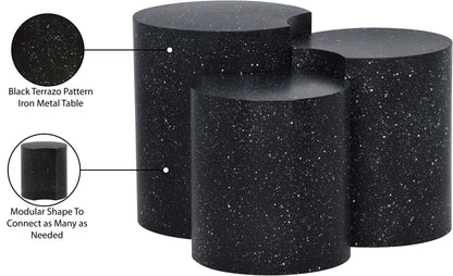 Dimple - 20" 3 Piece Modular End Table - Terazzo Finish