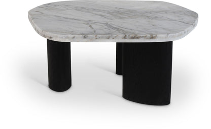 Puglia - Marble Top And Oak Wood Base Table