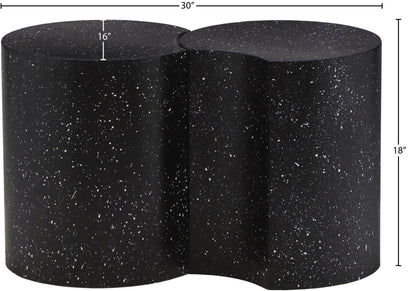 Dimple - 2 Piece Modular End Table - Terazzo Finish