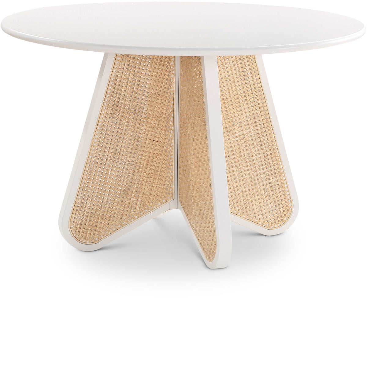 Butterfly - Solid Wood And Natural Cane Table