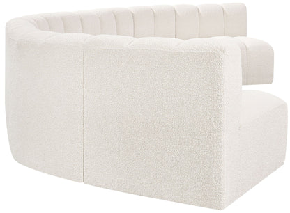 Arc - Boucle Fabric 7 Piece U-Shaped Modular Sofa
