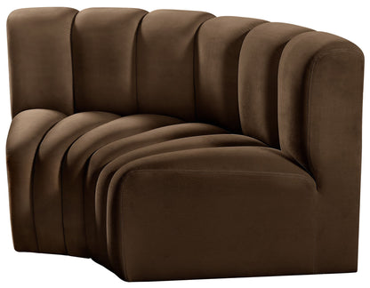 Arc - Velvet 2 Piece Modular Sofa