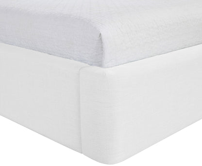 Kendall - Linen Textured Fabric Upholstered Bed