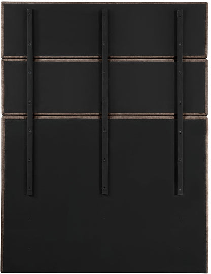 Adam - Chenille Fabric Bed With 89" Headboard