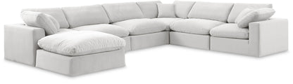 Comfy - 7 Piece Velvet Modular Sectional With Chaise