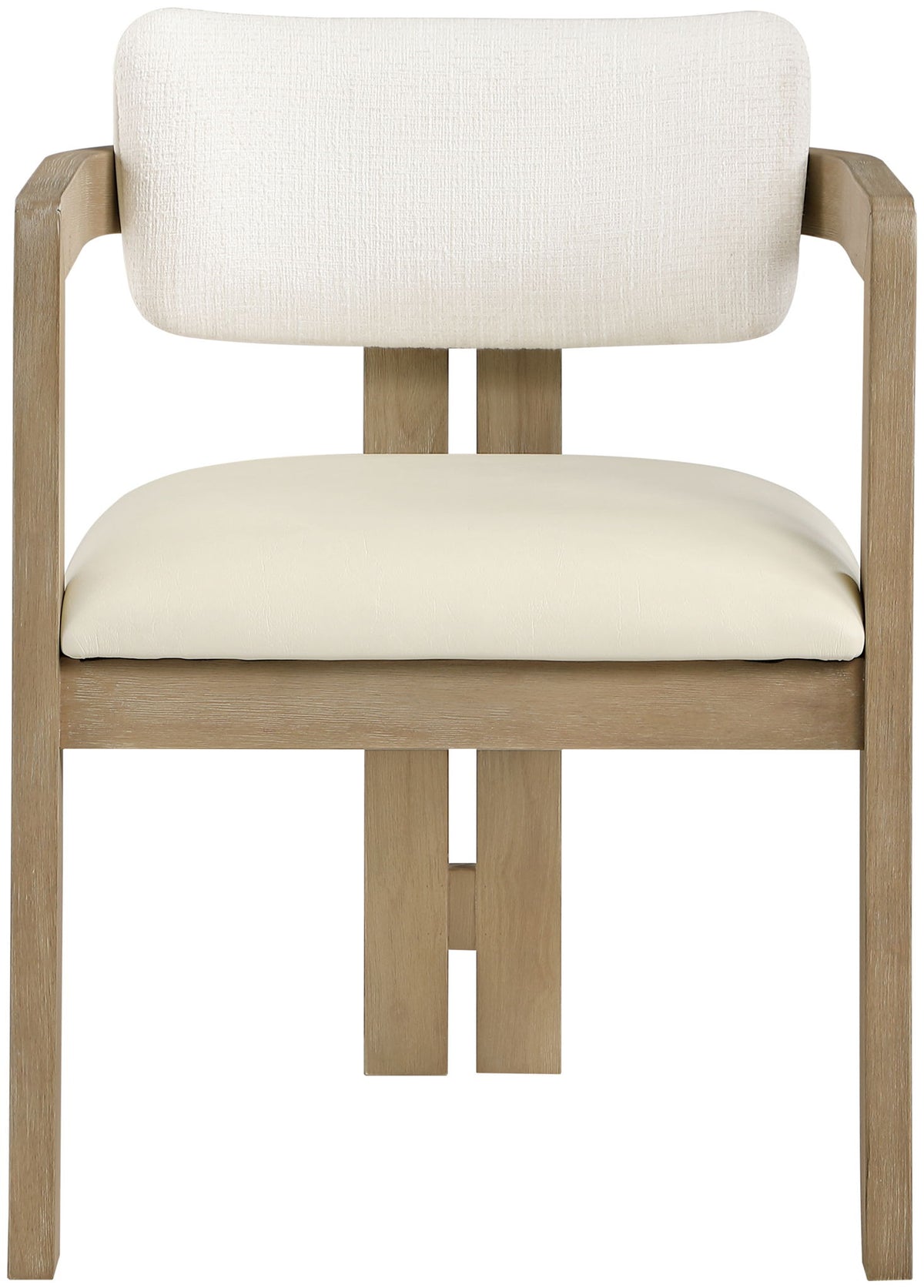 Ravina - Upholstered Dining Chair With Stained Natural Base (Set of 2)