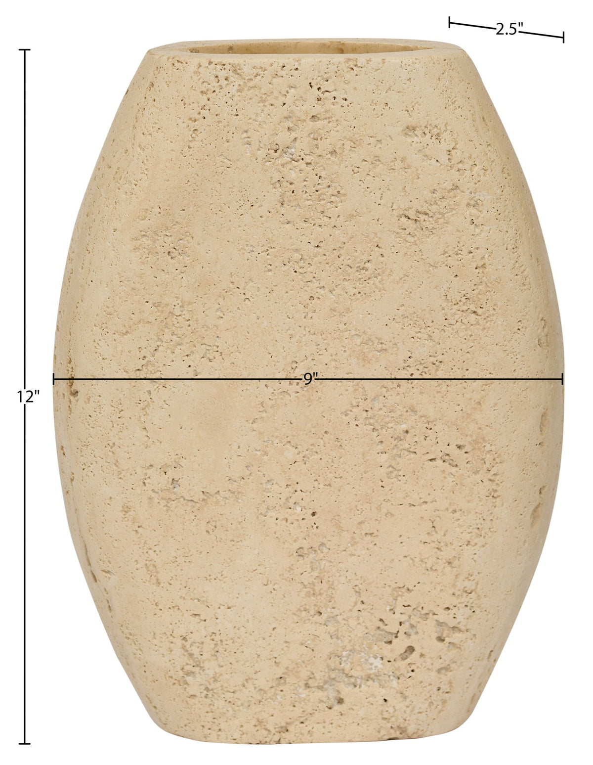 Sadie - Travertine Vase