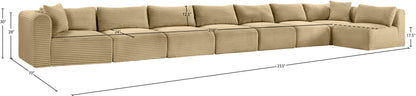 Shaggy - 8 Piece Modular Sectional