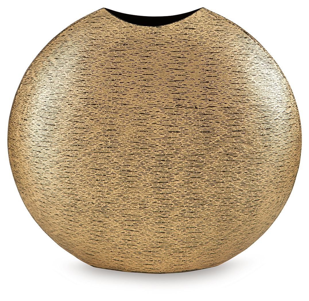 Iansboro - Vase - 15" - Antique Gold Finish