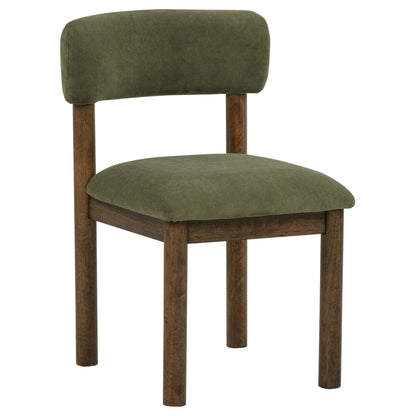 Faulkner Upholstered Dining Side Chair Moss Green (Set of 2)