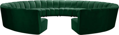 Infinity - 12 Piece Velvet Modular Sectional