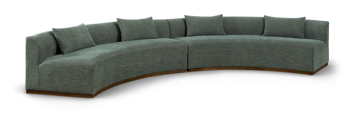 Avanti - 182.5" Chenille Fabric Upholstered 2 Piece Modular Sectional