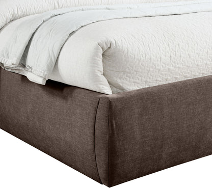 Adam - Chenille Fabric Bed With 70.5" Headboard