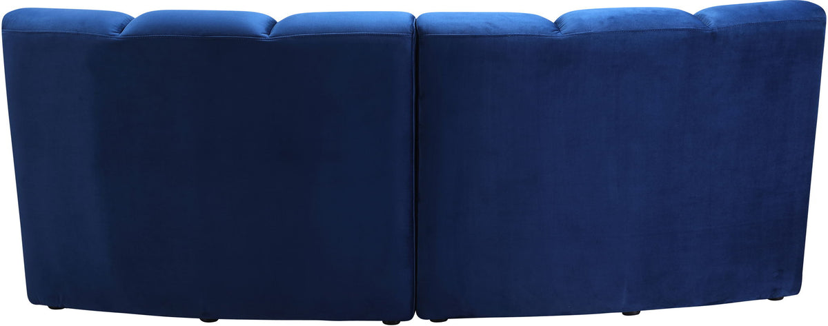 Infinity - 2 Piece Velvet Modular Sectional