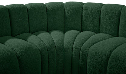 Arc - Boucle Fabric 4 Piece U-Shaped Modular Sofa