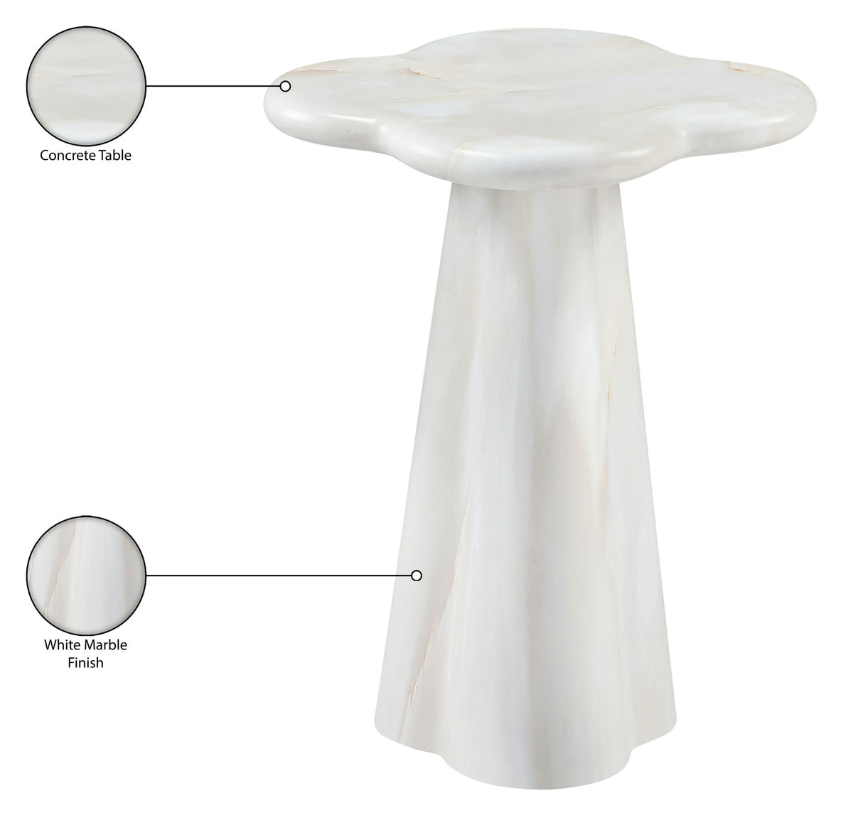 Nola - Concrete Indoor / Outdoor End Table