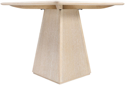 Atrium - Glass Top And Wood Base Dining Table