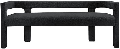 Athena - Boucle Fabric Bench