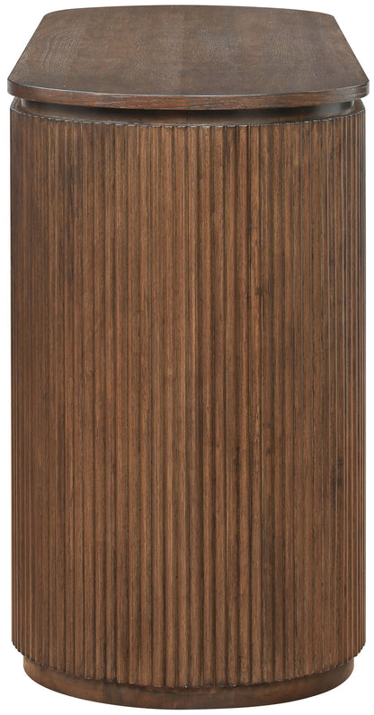Astrid - Solid Wood And Oak Veneer Desk